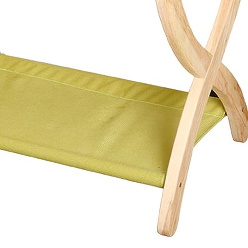 Cama De Gato De Camada Dupla, Camas De Cachorro De Grande Espaço De Madeira De Pinho Premium Com Par