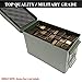 Aolamegs 24 Magazine Holder .50 Cal Ammo Can Foam (Pre-Cut, Military Grade Foam)- 24 Pistol Magazine Foam Insert for Ammunition Box (M2A1) - Replaces Gun Clip Pouch