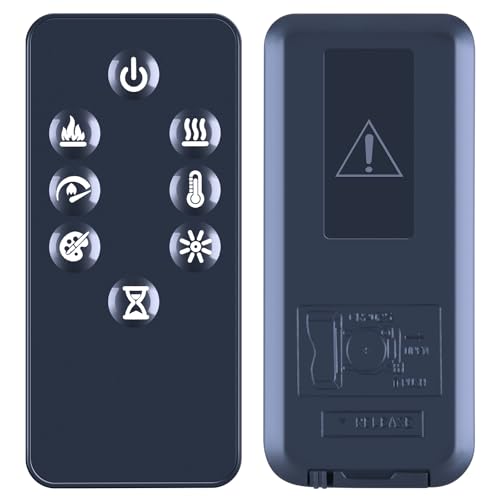 New Replacement Remote Control Compatible with Dimplex Electric Fireplace Infrared Quartz Space Heater 6700590200RP XHD33L 6910090259 XHD33G 6910090559 XHD28L 6913840259 6909970259