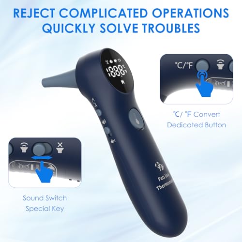 Pet-Ear-Thermometer-for-Dogs-Cats-and-Livestock-Long-Probe-Designed---Convert-and-Sound-Switch-Dedicated-Button-1-Second-Measurement-20-pcs-Pet-Swabs-Included - Cucciolini Doodles   Pet-Ear-Thermometer-for-Dogs-Cats-and-Livestock-Long-Probe-Designed---Convert-and-Sound-Switch-Dedicated-Button-1-Second-Measurement-20-pcs-Pet-Swabs-Included