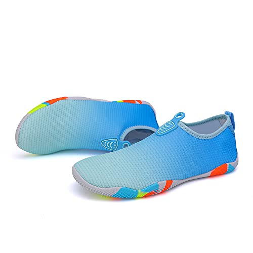 Image of Vsufim Quick-Dry Water Sports Barefoot Shoes Aqua Socks for Swim Beach Pool Surf Yoga for Women Men