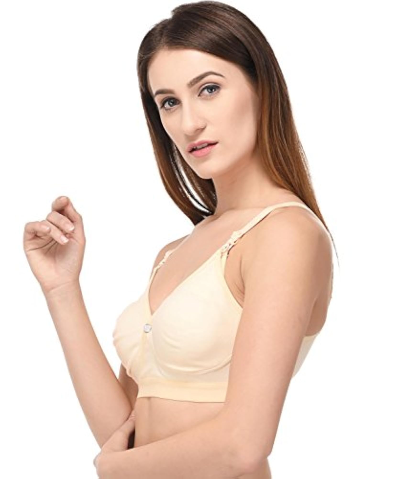 Nursing Seamless Bra Pack of 2, Skin & White
