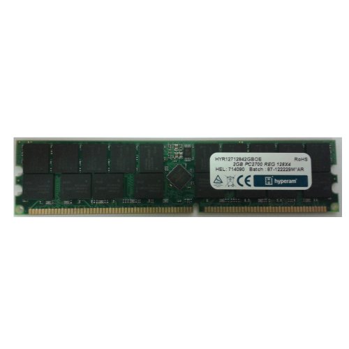 Preisvergleich Produktbild Hypertec HYR12712842GBOE - Hyperam 2GB PC2700 DDR1 128X4 Reg DIMM (Lifetime warranty)