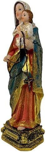 Miniatura 4 de miSantuario Nuestra Señora Del Rosario, Virge Del Rosario - Figura religiosa de 12 pulgadas de resina con estatua religiosa, Nuestra Señora del