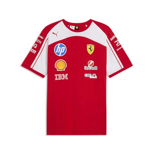 PUMA Scuderia Ferrari F1 2026 Men's Team Tshirt - Red - Size: X-Large