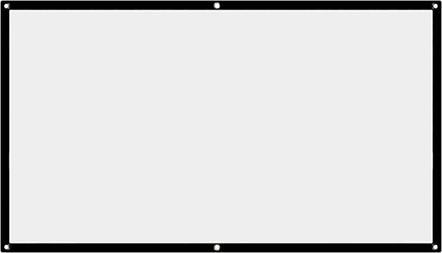 Projector Screen with Stand,Indoor Outdoor Projection