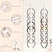 AOFLLU 3 PCS Headband Holder Organizer for Girl,Hanging Hairband Storage for Women,White Hair Hoop Display Hair Accessories Organizer Bedroom College Dorm Decor