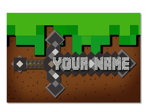 Hero BLOX Blocks Sword Personalized Poster (12x18)