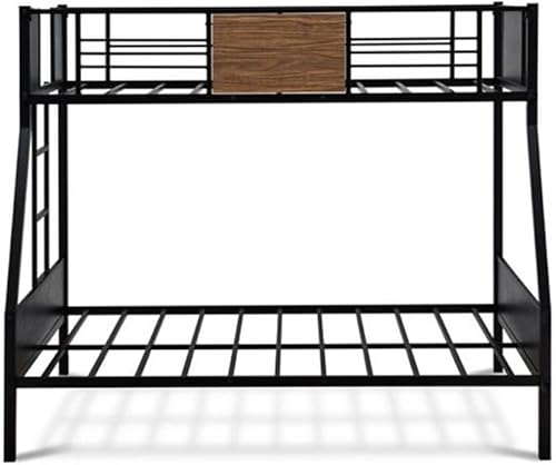 Miniatura 9 de East West Furniture JAFTWHI Jackson - Litera de tamaño matrimonial, dos camas divididas, una escalera con dos escalones y barandillas de protección,