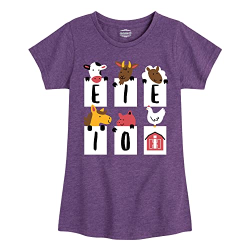 International Harvester - E-I-E-I-O Barnyard Animals - Toddler Girls Short Sleeve Graphic T-Shirt