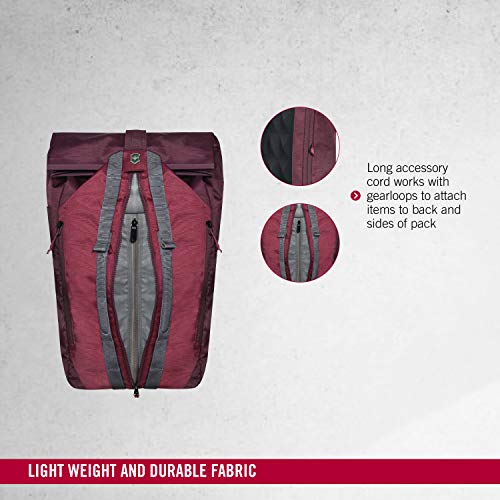 Victorinox Altmont Active Deluxe Duffel Laptop Backpack, Burgundy, 18.9-inch