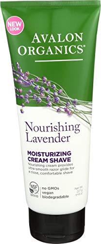 Avalon Organics Nourishing Lavender Moisturizing Cream Shave, 8 oz.