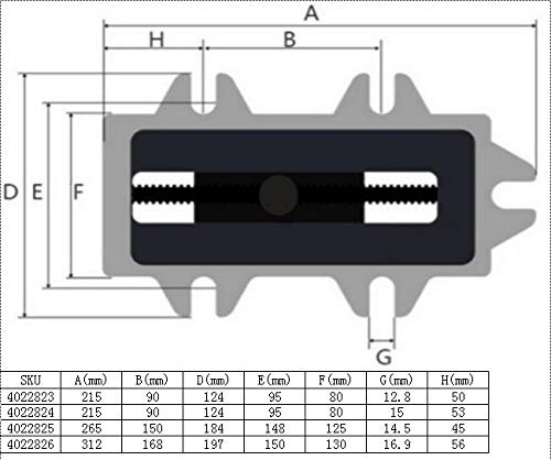 KATSU Morsa a Croce per Trapano a Colonna 100mm, Industriale Heavy Duty Morsetto a Morsa a Croce Meccanica a 2 Assi per Manutenzione di Macchine per Fresatrici da Officina