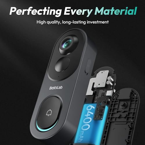 BOTSLAB 5MP Wireless Doorbell Camera