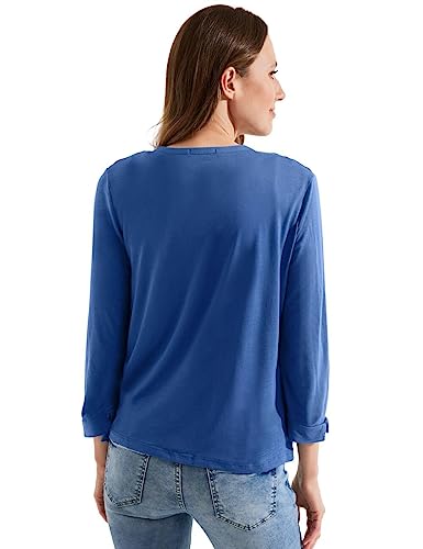 CECIL Damen B319632 Shirtjacke, Blue Sea, XXL EU