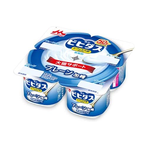 森永乳業 ビヒダスヨーグルト プレーン加糖 4ポット
