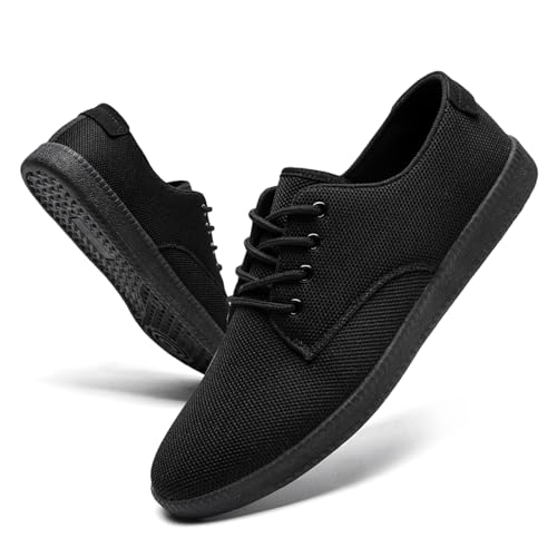 Mens Casual Dress Shoes - for Men Slip On Shoes for Men Black Business Casual Sneakers for Men Loafers Breathable Mesh Gym Workout Tennis Shoes Running Shoes Walking Shoes4