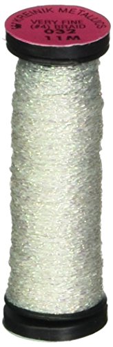 Kreinik Very Fine Metallic Braid #4 12yd-Pearl