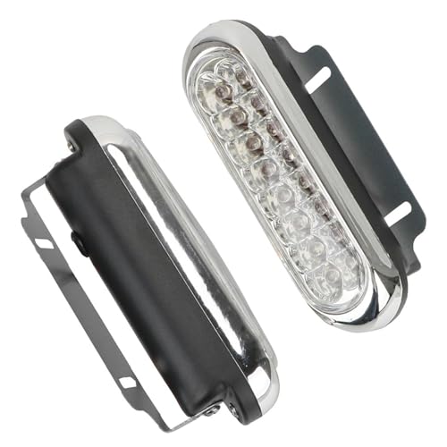 20 Feux de Jour 16LED Universels à Haute Intensité Lumineuse Blanche DRL pour Auto