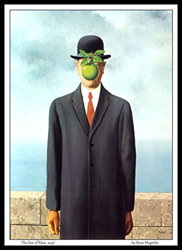Son of Man in A Bowler Hat René Magritte Art