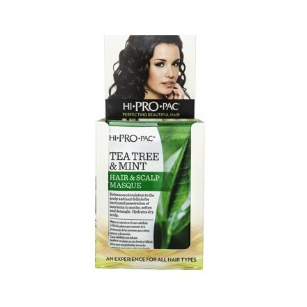Hi-Pro-Pac Tea Tree & Mint Scalp Masque Treatment Packettes 12-Count 1.75 oz.