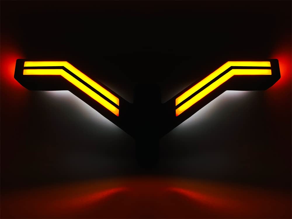 GALIBOS LED NEON CUERNOS TRASEROS CUATRO COLORES CON INTERMITENTES DINAMICOS 12V 24V HOMOLOGADOS (Lado Derecho y Izquierdo)