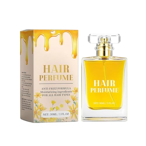 Parfum capillaire, Spray capillaire au miel et à la camomille, Anti-frisottis, Nourrit les cheveux, Parfum longue durée, Hydrate et élimine les odeurs.
