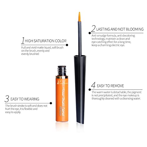 Rechoo Matte Liquid Eyeliner Set, 16 Colors Matte & Metal Waterproof Highly Pigmented Eye Liner Pencil/Superstay Liquid Eyeliner #TOP2