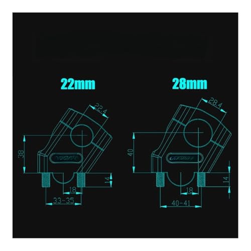 Adaptador extensor de abrazadera para solucionar dolor de espalda moto 6
