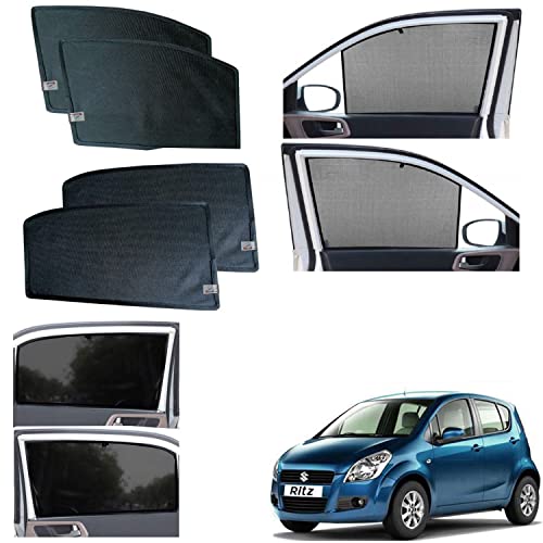 Image of WolkomHome car Fix Curtain Window Shades Half Curtains Sunshade for Ritz Type-1