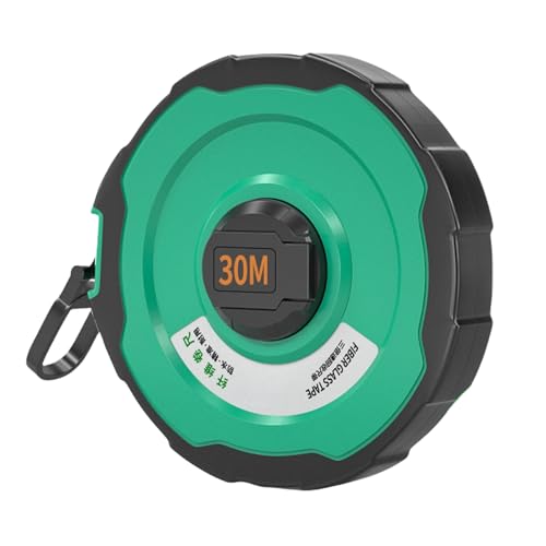 Cinta Métrica de Fibra Impermeable Doble Escala ABS 20-50m miniatura 4