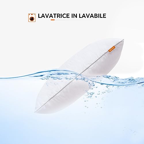 Sweetnight 2 Cuscini da 80 x 80 cm, Imbottitura in...