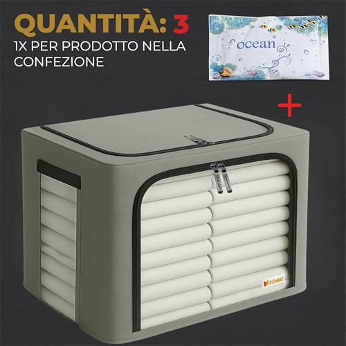 Boîte de rangement FENIXE étanche et pliable avec fenêtre transparente - 6