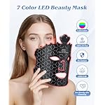 Red Light Therapy Mask for Face, 7 Colors LED Face Mask Light Therapy At Home, Led Face Mask Light Therapy, Black - Image 2