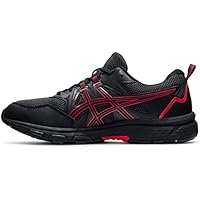 ASICS Gel-Venture 8 para hombre, Negro/Rojo Eléctrico, 45 EU