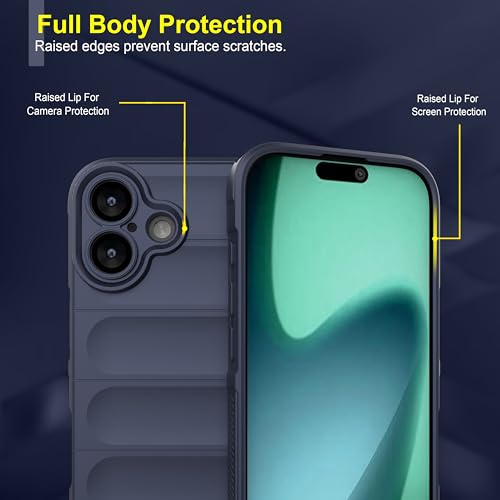 Image of amazon basics Back Case Cover for iPhone 17 | Compatible for iPhone 17 Back Cover | Liquid Silicon Magic Case with Camera Protection | Sapphire
