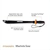 Fiskars Machete Saw, Gifts for Dad, Tempered Steel Blade and Lanyard, 18", Black #1