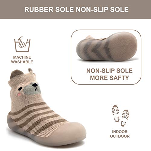 Babycare Toddler sock shoes baby boys girls Slippers shoes Baby Infant First Walking Shoes Rubber Sole Non-Skid Floor Slippers4