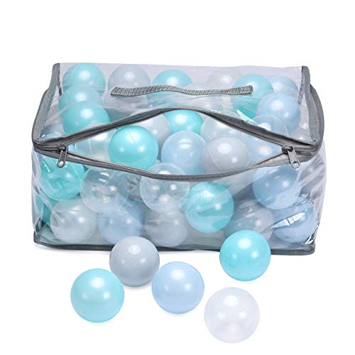Pit Balls Pack of 100 for Kids and Pets - Crush Proof and Durable, Best Gift for Baby Shower, Birthday, Christmas and Party Decoration, 2.2 Inch - Thumbnail 4