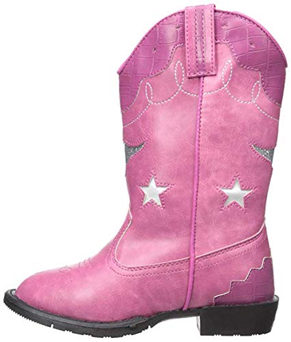 Smoky Mountain Kids Austin Lights Boots 2.5 Pink2