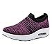 Sneaker pour Les Femmes Maillage Chaussures de Course Plate-Forme Sneakers Respirantes Mode Chaussures de Sport Chaussures d'air Coussin Wedge Sandales Enfiler pour Taille 9