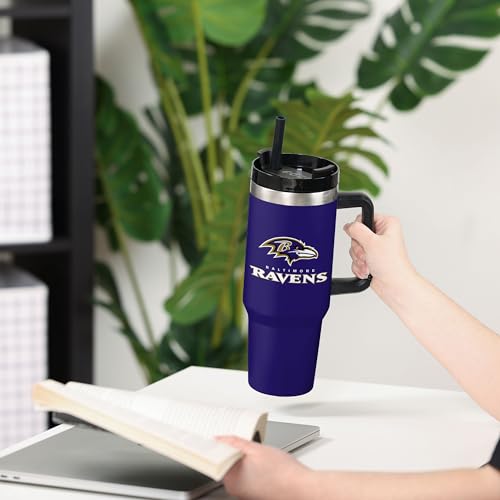 Image of FOCO NFL unisex-adult NFL Team Logo Insulated Travel Mug 40oz XL Tumbler