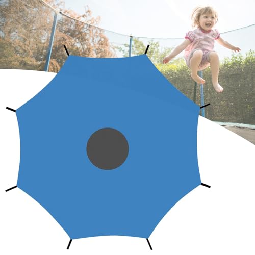 UVCMDUI Trampoline Shade Cover for 6/8/10/12/14/16ft Trampoline, Sun-Protection Rainproof Trampoline Tent Cover Outdoor Trampoline Top Cover Canopy, Lightweight Durable Oxford Fabric,8FT 6 Poles