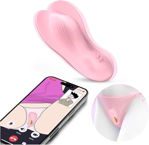 Wearable Viboators for Woman 10 Modes,Long Distance Vibrate Pa nties with Controller, APP Remote...