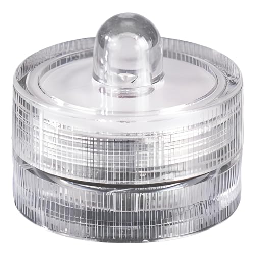 Luci LED subacquee, luci a LED impermeabili per vasi – senza fiamma a batteria per laghetto, piccole candele subacquee | Luci decorative per piscina, vaso, vaso, stagni,