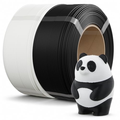 Image of Polymaker Panchroma PLA Filament Bundle 2kg Refill 1.75mm, White+Black