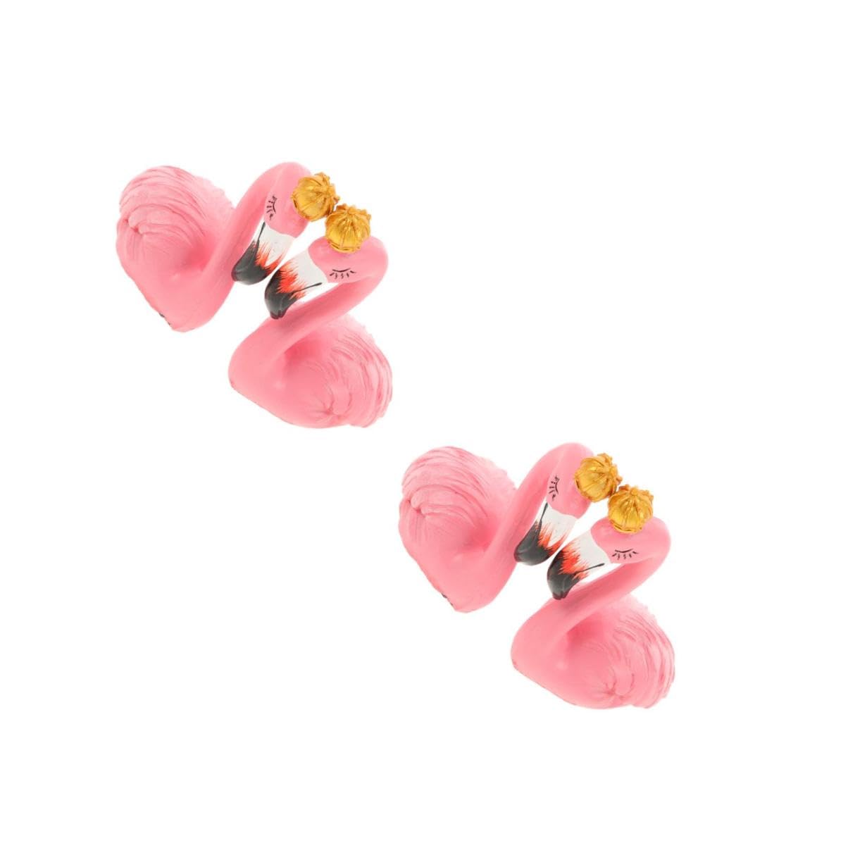Toddmomy 2 Set Ornamenti Per Flamingo Di Coppia Flamingos in Miniatura Ornamento Di Fenicottero Per Interni Ornamento Da Giardino Fenicottero Arredamento Rosa Resina Ambientale 2 Pezzi * 2