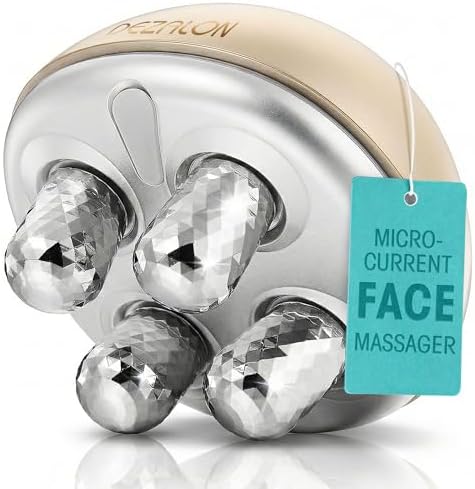 Microcurrent Facial Device, Face Massager Tool, Eye and Neck Mass...