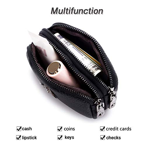 imeetu (Bundle of 2 Sets) Small Women Coin Pouch Wallet and Credit Card Holder4