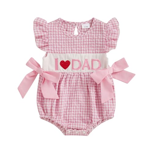 Image of Socutebabe My First 4th of July Baby Girl Outfit Infant Fourth of July Bubble Romper Newborn Independence Day Clothes
